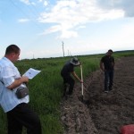 Marking the boundaries of the property of participants from Padarsko - 05/21/2014