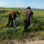 Marking the boundaries of the property of participants from Padarsko - 05/21/2014