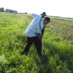 Marking the boundaries of the property of participants from Padarsko - 05/21/2014